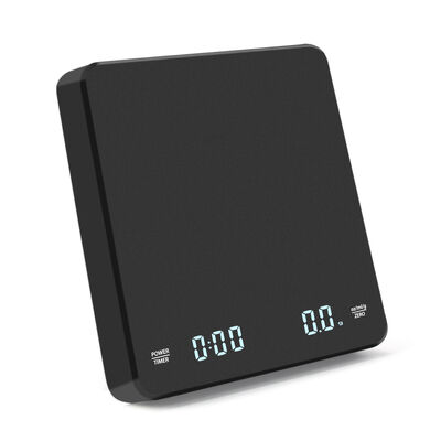 High Precision 0.1g Accuracy 3000g Capacity Coffee Scale with USB Charge and Digital Timer for Kitchen Use