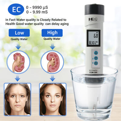 Medidor Digital de ORP à Prova d'Água IP-67 com Faixa de 0,0-14,0 PH e Painel de Display LCD para Teste Preciso da Qualidade da Água