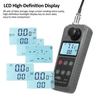 Medidor de Oxigênio Dissolvido com Sensor de Indexação Óptica de Alta Precisão, Design com Sonda Externa e Medidor de Qualidade de Água Portátil Compacto