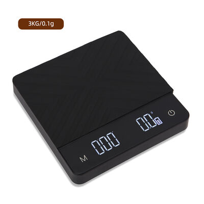 Digital Kitchen Scale with Type-C Charging Integrated Touch Screen Timer and Waterproof Design for Coffee and Food Measurement