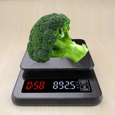 Mini LCD Digital Electronic Coffee Scale with Timer 5kg/0.1g Precision and 4 Unit Conversion for Kitchen Use