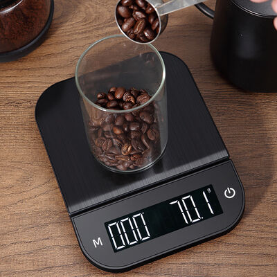 3kg/5kg Capacity 0.1g Precision Coffee Weighing Scale with LCD Display Digital Kitchen Scale
