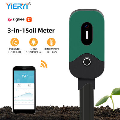 Tuya Smart Zigbee Soil Tester Sensor Temperature Humidity Illuminance Measuring Instrument Zigbee Soil Moisture Sensor
