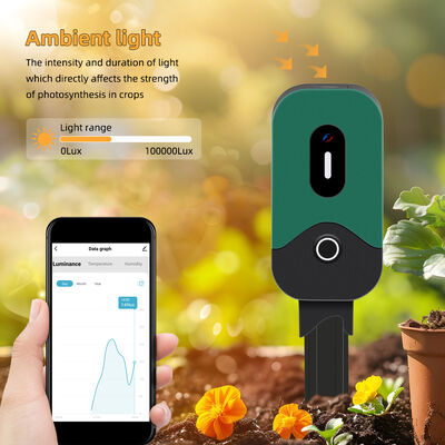 Tuya Smart Zigbee Soil Tester Sensor Temperature Humidity Illuminance Measuring Instrument Zigbee Soil Moisture Sensor