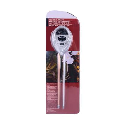 3 em 1 pH do solo Água Humidade medidor Acidez Umidade Luz solar Flores de jardim Flores Humidade Tester Instrumento