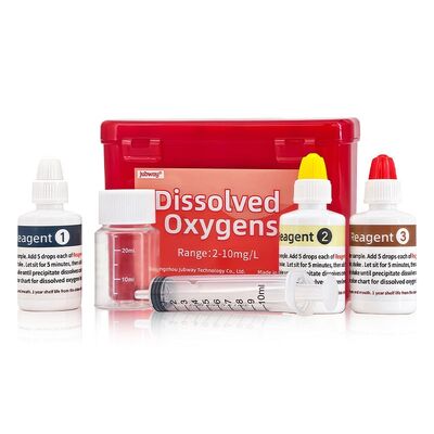 YIERYI Kit de ensaio de oxigénio dissolvido 2-10mg/l 120 Ensaios para a Monitorização Industrial da Qualidade da Água na Aquicultura