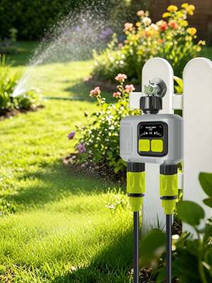 YIERYI Dual-Zone RF Smart Water Timer com Sub-GHz Gateway