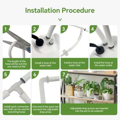 Detector de umidade de solo inteligente para interiores Dispositivo de rega automática Sistema de irrigação por gotejamento programável para flores em pote Ervas