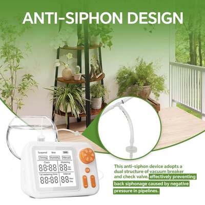 Detector de umidade de solo inteligente para interiores Dispositivo de rega automática Sistema de irrigação por gotejamento programável para flores em pote Ervas