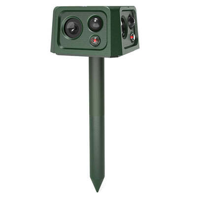 SJZ‐088 Novo repelente de roedores a energia solar de quatro lados