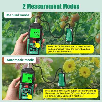 YG-09s9 9-em-1 PH/BC/salinidade/fertilidade/nitrogênio, fósforo, potássio/temperatura/umidade testador de solo portátil pode armazenar e visualizar 12 conjuntos de registros