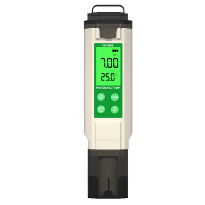 YiERYi YG-9908 4 em 1 Tester de Qualidade da Água PH / TDS / EC / Temperatura Multifuncional Pen de Teste Com Design Portátil de Alta Precisão