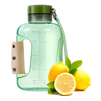 Garrafa desportiva portátil rica em hidrogénio, capacidade 57 oz.