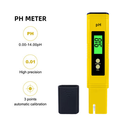 Caneta de detecção de pH de alta precisão medidor de acidez pH02 caneta de teste acidez e alcalinidade aquário peixes medidor de pH detector de qualidade da água