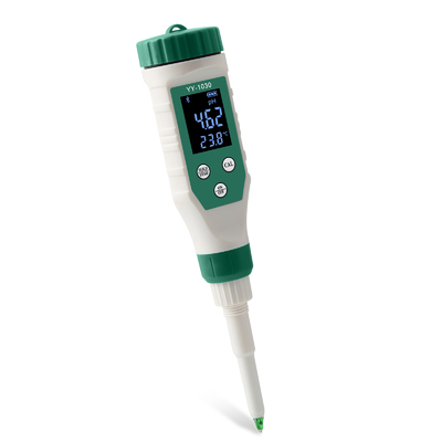 Detector de PH digital sem fio Bluetooth Medidor de PH para alimentos, carne, queijo Cosméticos Versátil e preciso
