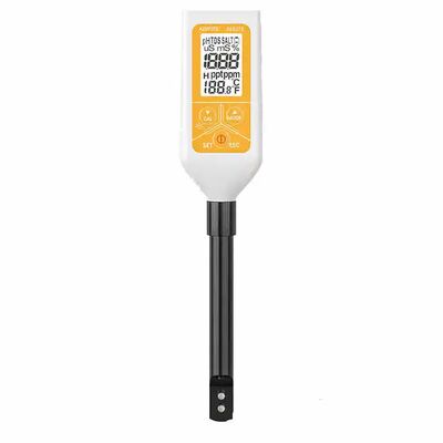 Medidor de salinidade de alta precisão com exibição de luz de fundo, desligamento automático e carga direta de lítio para teste de água do mar