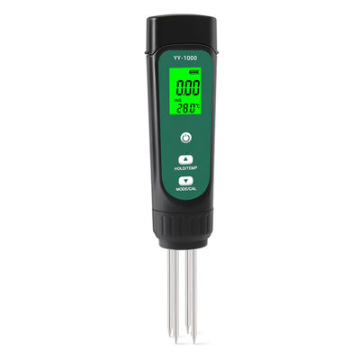 Instrumento de medição agrícola para jardinagem em panelas Conductividade 3 em 1 Ecômetro de solo Teste de temperatura do solo