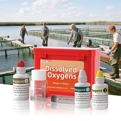 YIERYI Kit de ensaio de oxigénio dissolvido 2-10mg/l 120 Ensaios para a Monitorização Industrial da Qualidade da Água na Aquicultura