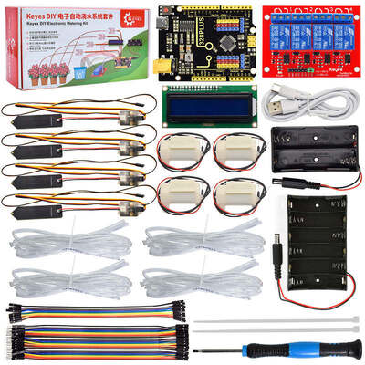 Kit de Rega Automática DIY Compatível com Arduino para Competições Maker, Aprendizagem de Programação Mixly para Educação STEAM