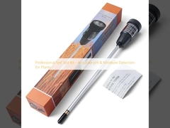 Professional Soil Test Kit - Detecção de pH e umidade acurados para plantas